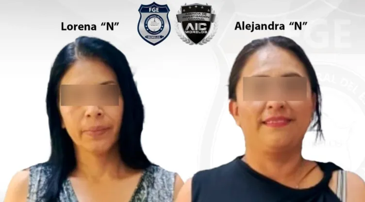 Mujeres detenidas por intento de homicidio en Yautepec.
