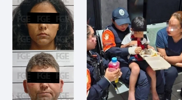 Pareja detenida en Quintana Roo tras abuso a niño en Quintana Roo