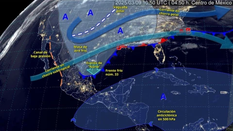 ¿Cómo afectará a Yucatán la entrada del Frente Frío No. 33? Esto dicen los expertos