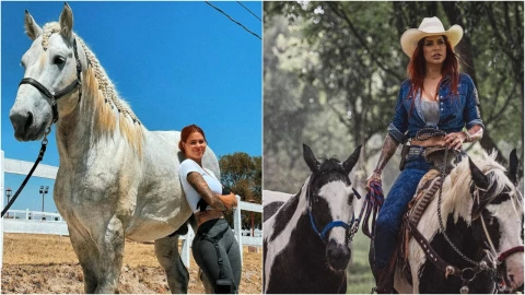 ¿Cuántos caballos tenía en Cuacolandia la activista y modelo Elena Larrea