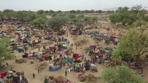 Desplazadas personas Sudán conflicto