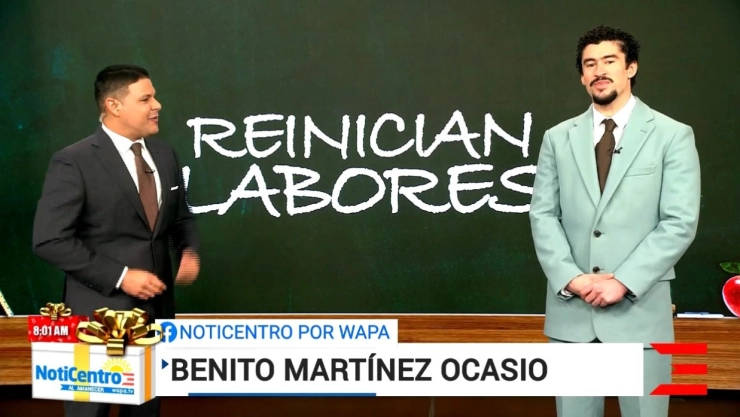 Bad Bunny debuta como conductor de noticias en Wapa Televisión, informando sobre temas sociales y presentando su nuevo álbum