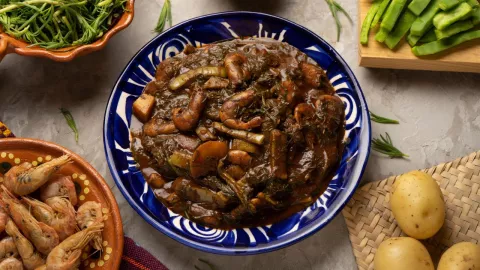 Receta e ingredientes para preparar romeritos