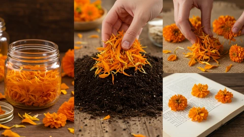 Flores de cempasúchil