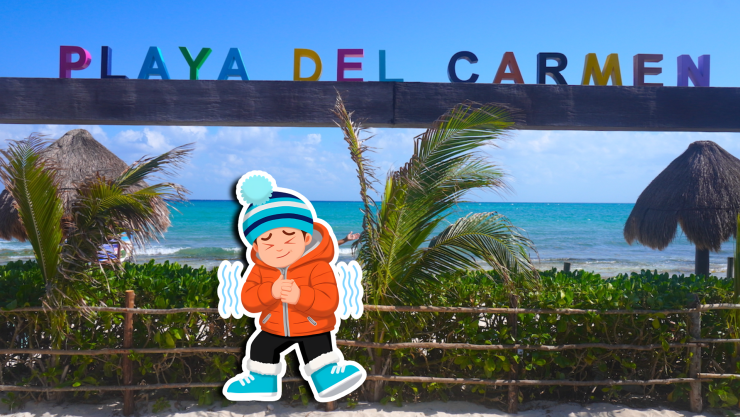 ¡La heladez sigue! Esta será la hora de más fresco en Playa del Carmen HOY 21 de diciembre de 2025.webp