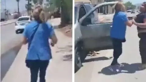 Video Joven descubre a su papá saliendo de motel con su tía