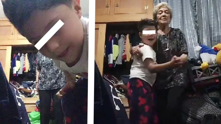 niño se graba bailando con su abuela y se hace viral