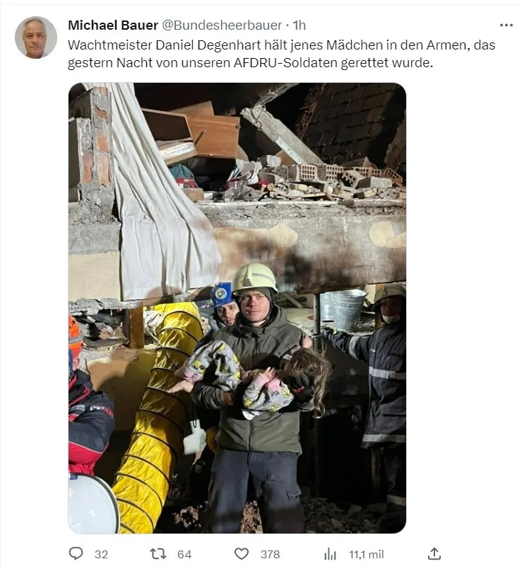 El portavoz del Ministerio de Defensa, Michael Bauer, escribió en sus redes sociales que el ejército de Turquía se había hecho cargo de la protección de la AFDRU.