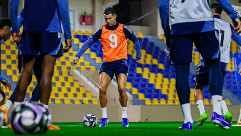 Ronaldo entrena previo al Mundial