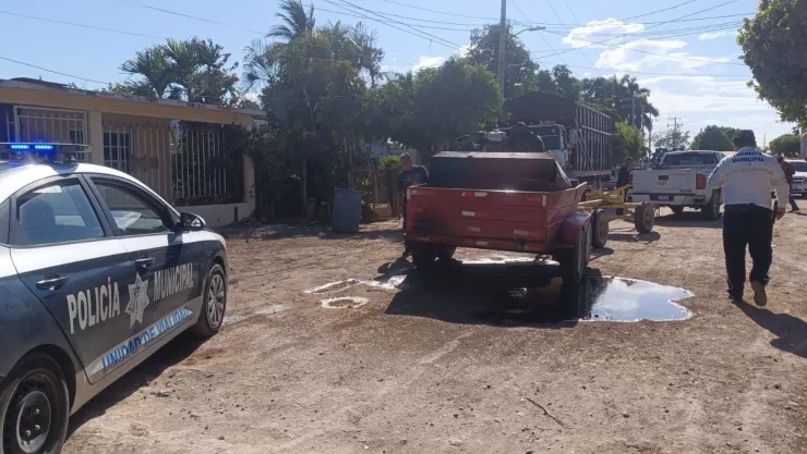 Explota tanque en Ahome