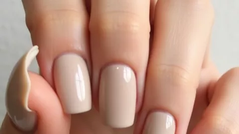 Uñas beige