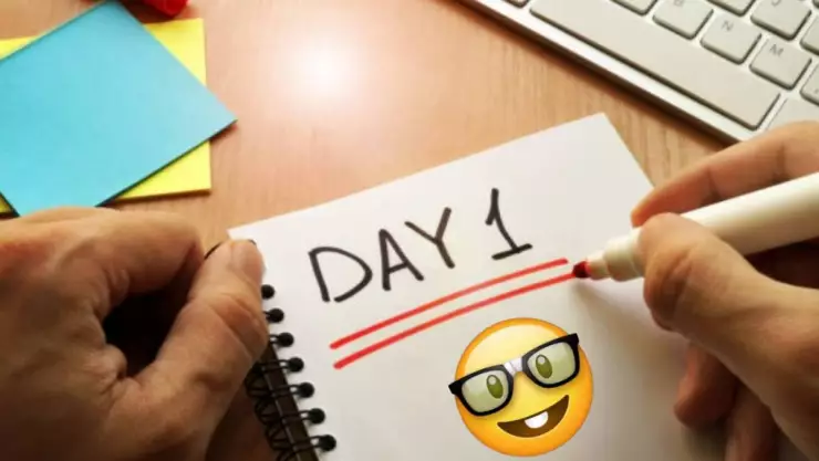 Primer dia de trabajo.