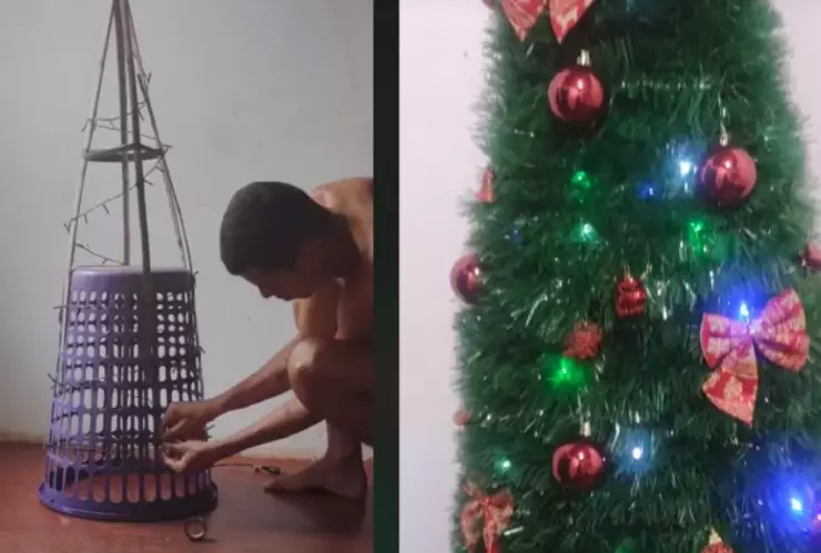 Hacer un árbolde Navidad barato