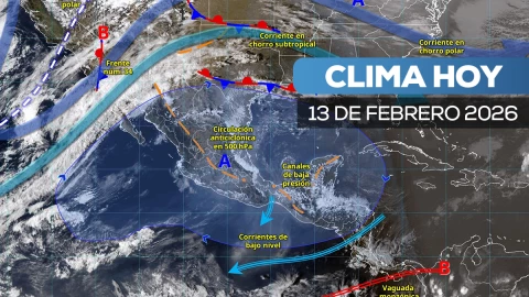 ¿Cuál será el clima en México el 13 de febrero de 2026?