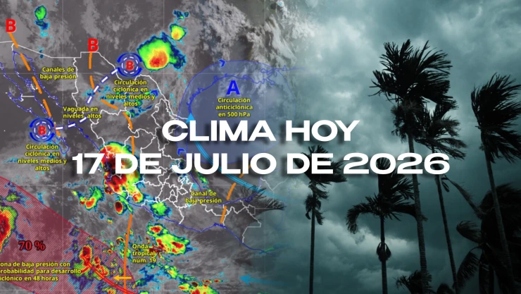 Así afectará el monzón mexicano a Quintana Roo HOY, 17 de julio de 2026: Pronóstico del clima en Cancún este viernes