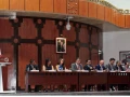 Autoridades de Tv Azteca, Loteria Nacional y los padrinos del evento