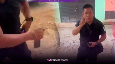 Un policía agredió a una menor indígena que grababa un acto de hostigamiento en Chiapas