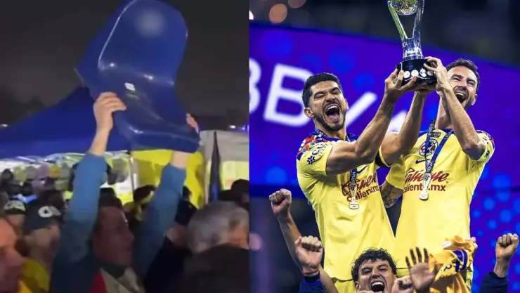 Aficionado del América se llevó una butaca del Estadio Azteca tras la final del Apertura 2023