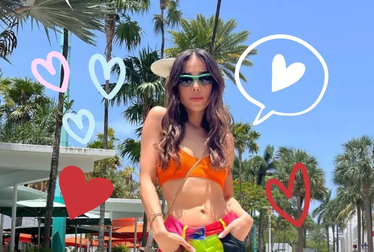Danna Paola y Alex Hoyer viven románticas vacaciones.