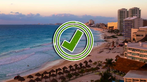 Estas son las playas de Cancún en las que puedes nadar HOY 6 de enero de 2026.webp