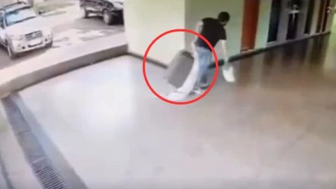 VIDEO: Así fue como un pedófilo arrastro a una niña de 12 años en una maleta