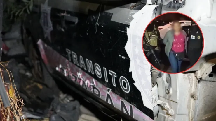 CDMX: En Iztapalapa, hallan patrulla desvalijada entre 20 toneladas de autopartes