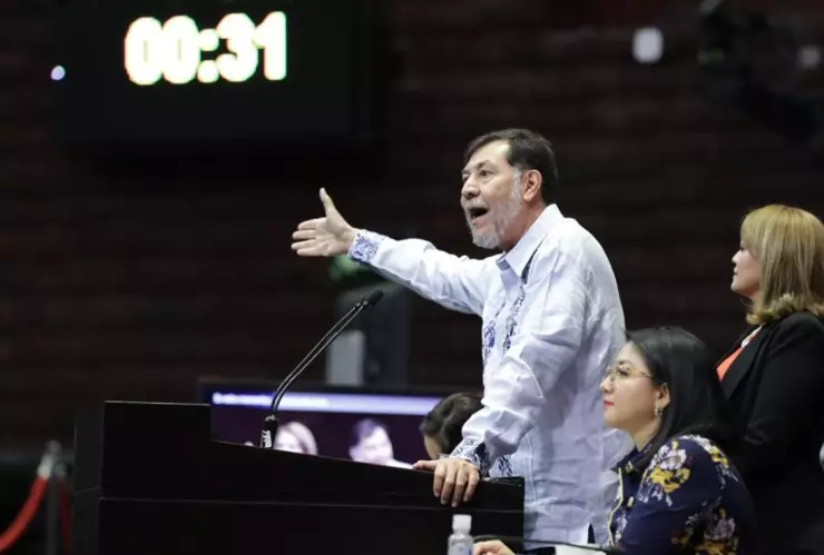 Noroña Parlamento Europeo AMLO