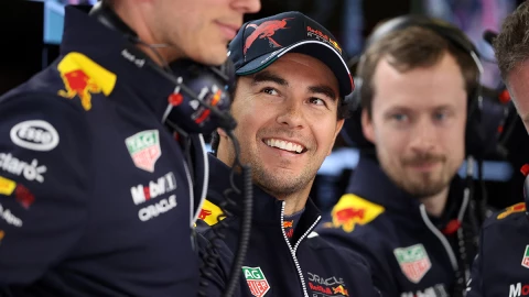 Checo P&eacute;rez en el Gran Premio de Gran Breta&ntilde;a