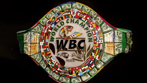 Cinturón conmemorativo Canelo vs Ryder