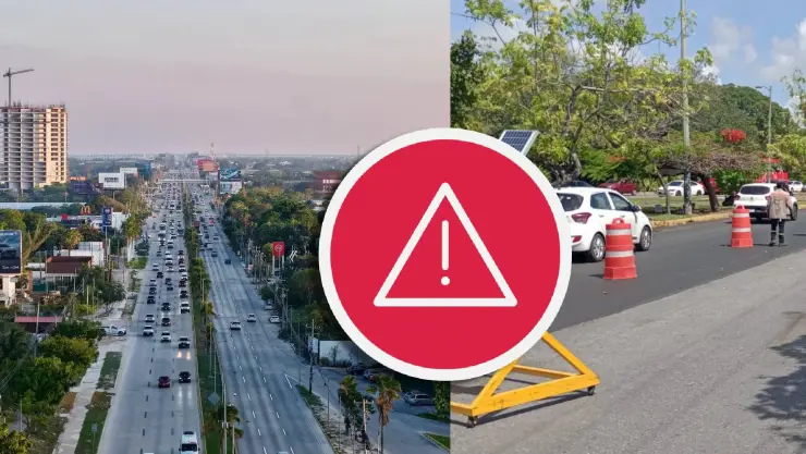 ¡ATENCIÓN! Anuncian cierre de Blvd. Colosio y Av. Kabah en Cancún HOY, 30 de enero de 2026: Todos los cierres viales de la ciudad