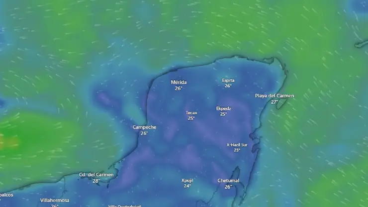 Prevén fuertes lluvias en Yucatán en las siguientes horas de este 4 de octubre de 2024