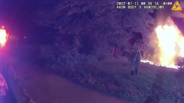 repartidor de pizza rescatar Indiana