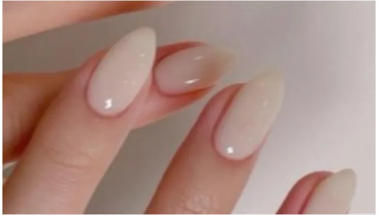 uñas rubber gel
