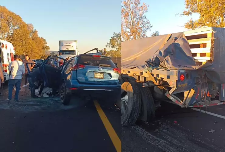 Muere una persona y tres lesionados tras brutal accidente en carretera León-Aguascalientes
