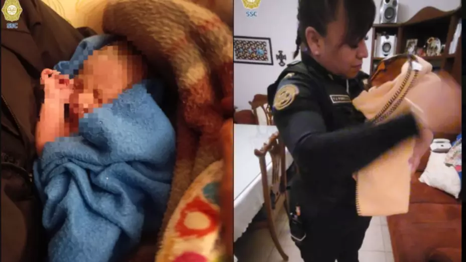 Bebé rescatada entre los arbustos en Álvaro Obregón, CDMX