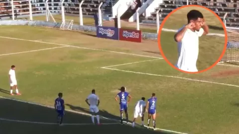 Futbolista brasileño imita la celebración de Cristiano Ronaldo y termina lesionado