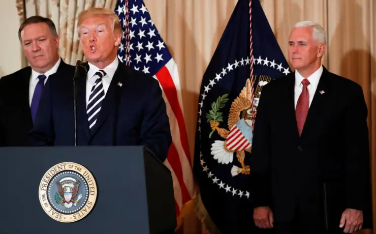 trump pompeo pence