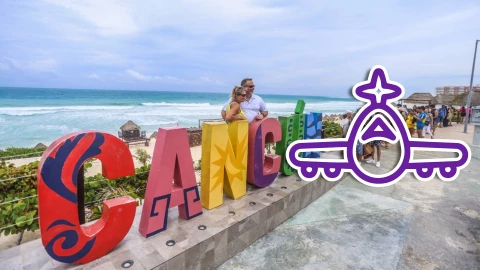 Estos son los vuelos programados en el aeropuerto de Cancún HOY 24 de febrero de 2026.webp