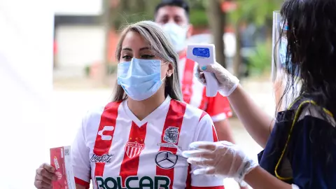 Medidas de seguridad en el Estadio Victoria