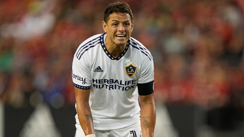 Javier Hernández con el LA Galaxy