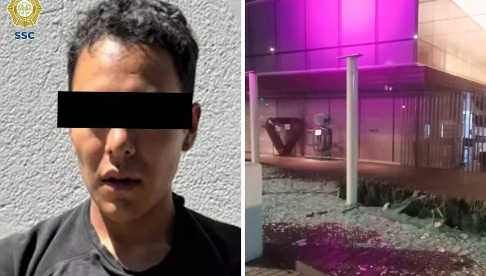 Detienen a presunto responsable de vandalizar sede del INAI en CDMX