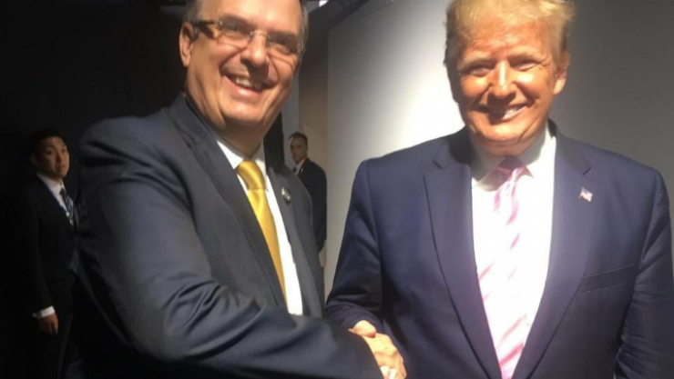 Ebrard con Trump 2019