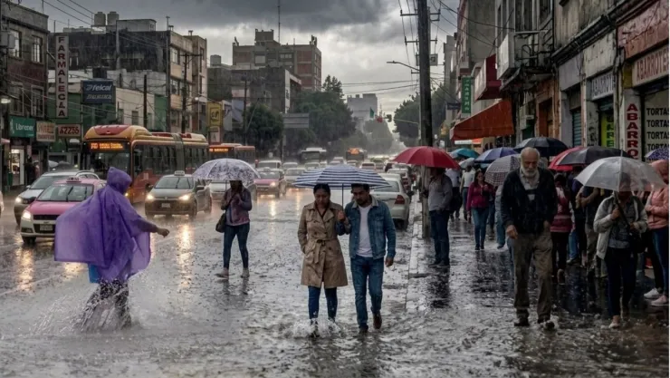 Alerta Amarilla por pronóstico de fuertes lluvias y granizo en la CDMX