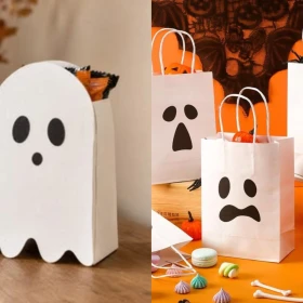 3 ideas para hacer dulceros de fantasmas para pedir calaverita