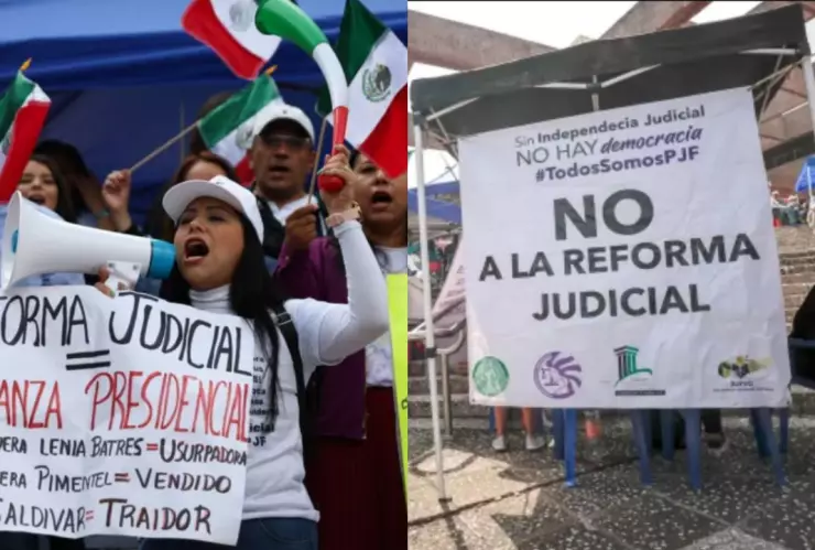 Estas son las calles cerradas por marcha contra reforma judicial
