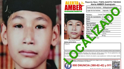 Localizan con vida a Louis Damián, menor estadounidense desaparecido en Irapuato