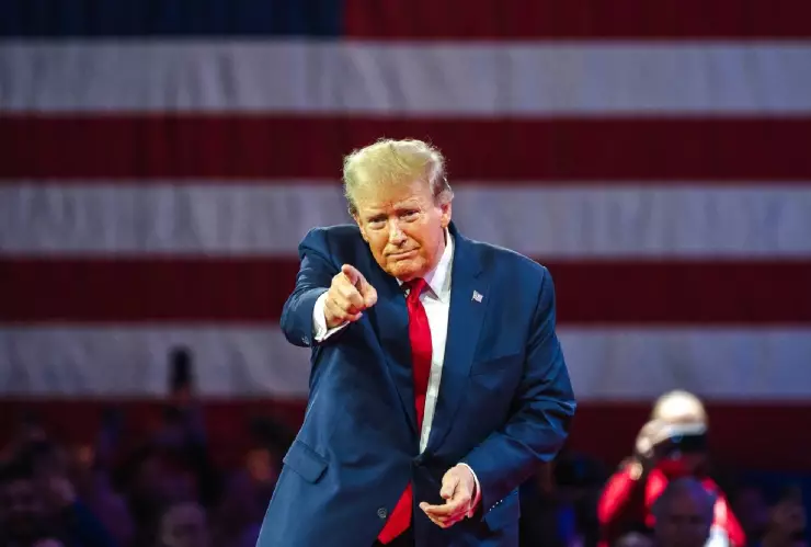 el actual candidato republicano Donald Trump 