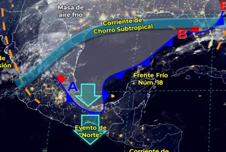 Clima 21 de diciembre: Frente Frío en Quintana Roo provocará lluvias