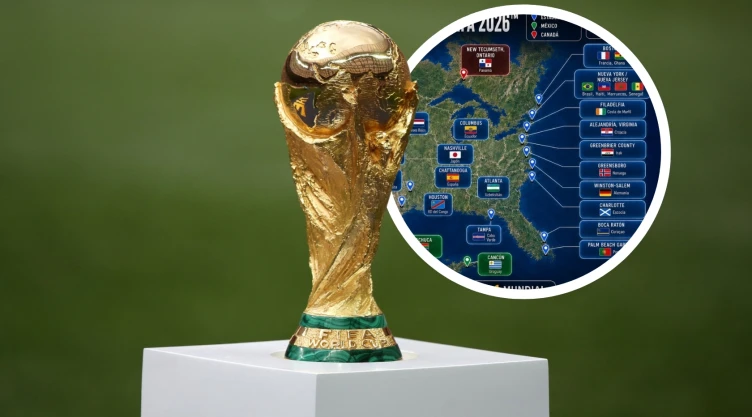 El mapa del campamento donde estará concentrada cada Selección durante la Copa Mundial de la FIFA 2026™