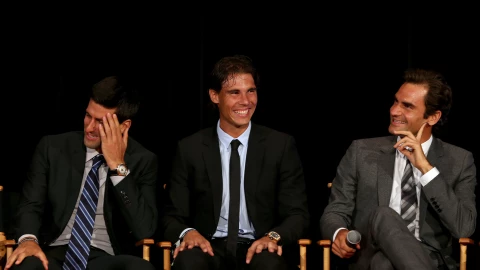Djokovic, Nadal y Federer